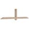 Ekena Millwork Eugene Smooth Timber Gable Bracket, Douglas Fir, 84"W x 21"H x 3 1/2"D x 3 1/2"F, 6/12 Pitch GBW084X21X0404EUG00SDF - alternate 5